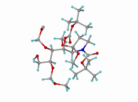 machine-generated view of molecule